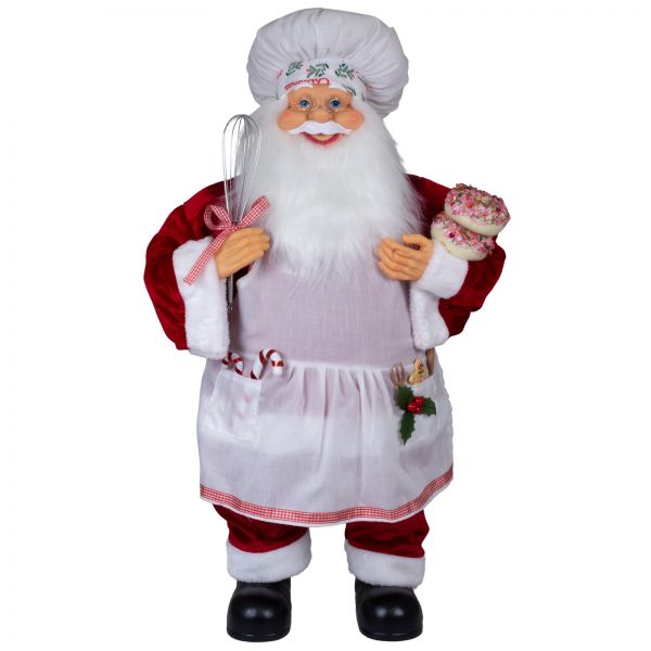Weihnachtsmann Konditor 'Nicolas' 80cm stehend